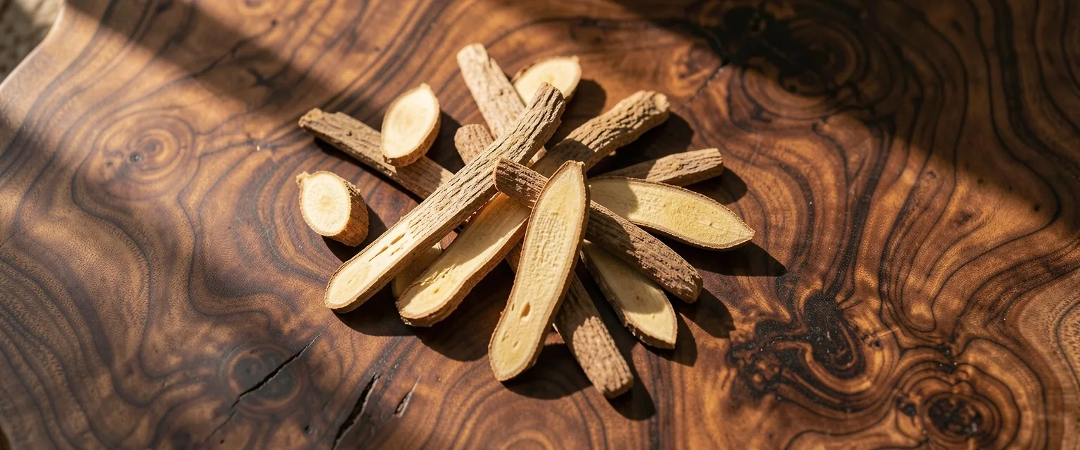 Botanical ingredient macro photography